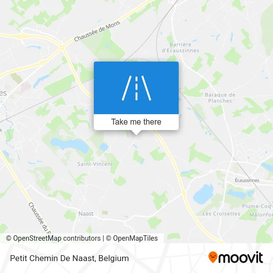 Petit Chemin De Naast map
