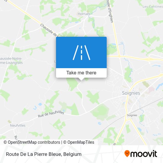 Route De La Pierre Bleue map