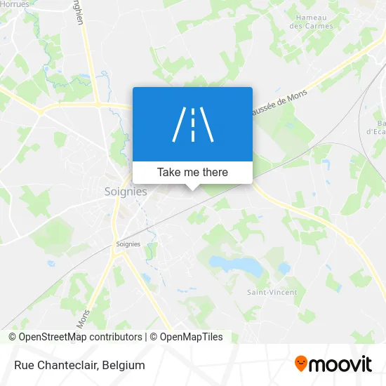 Chanteclair Street map