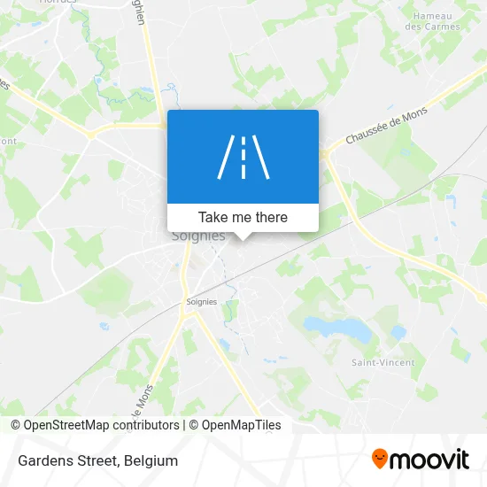 Gardens Street map