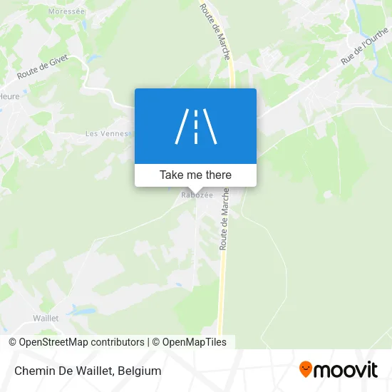 Chemin De Waillet map