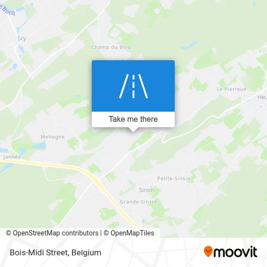 Bois-Midi Street map