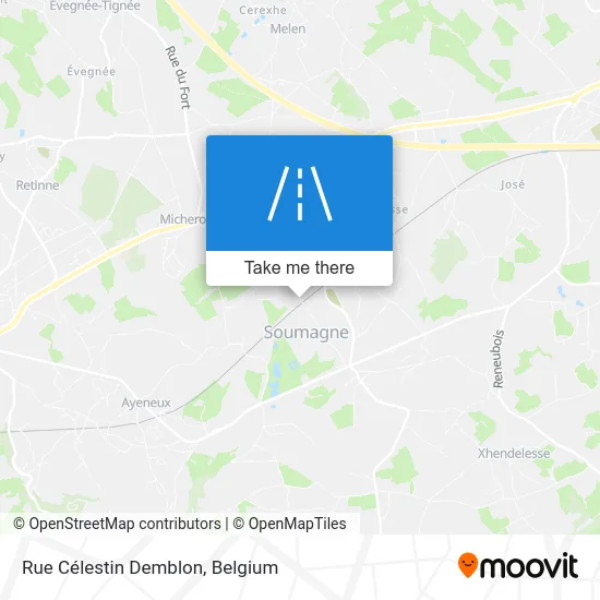 Celestin Demblon Street map