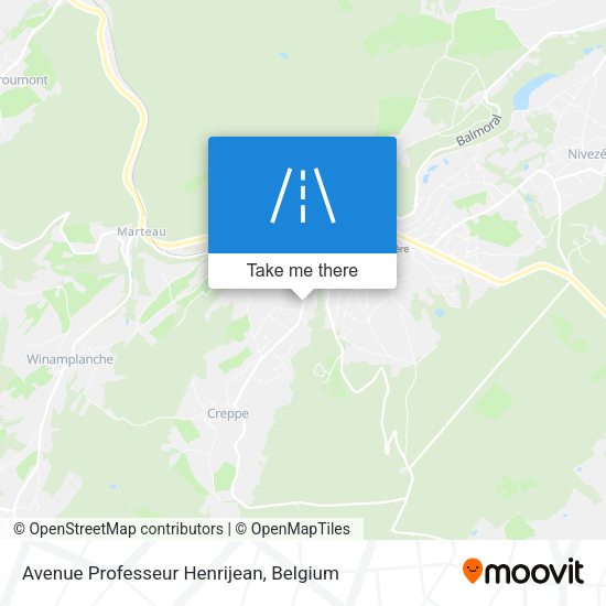 Avenue Professeur Henrijean map