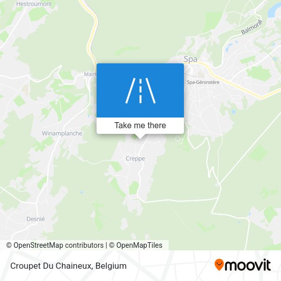 Croupet Du Chaineux plan