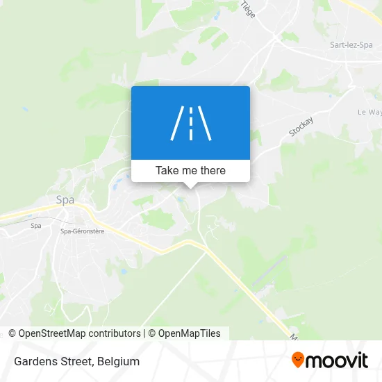 Gardens Street map