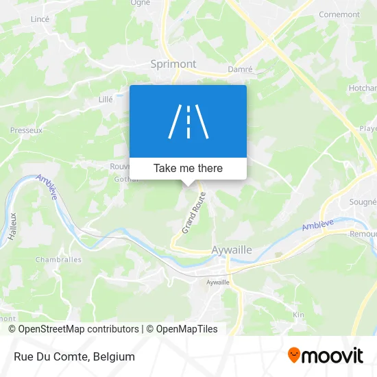 Street of the Count map