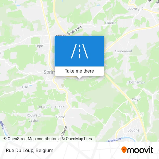 Street of the Wolf map