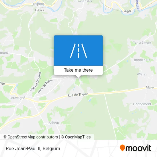 Jean-Paul II Street map