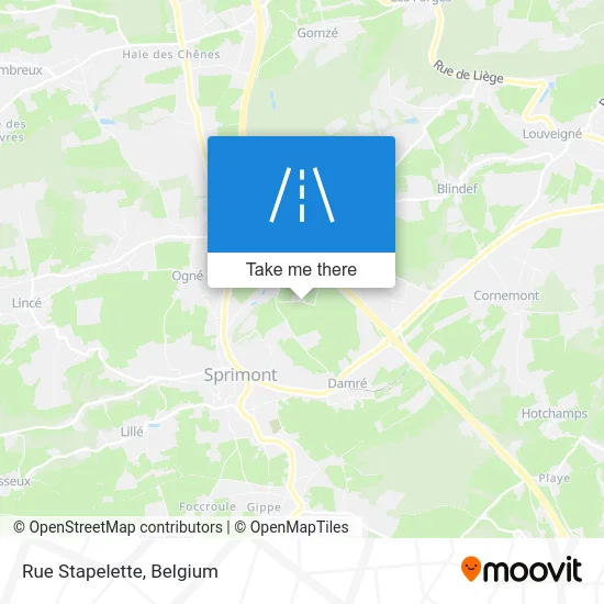 Stapelette Street map