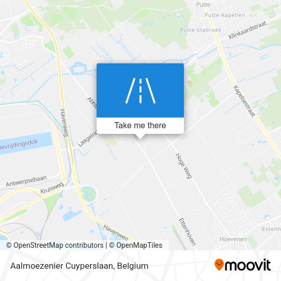 Aalmoezenier Cuyperslaan map