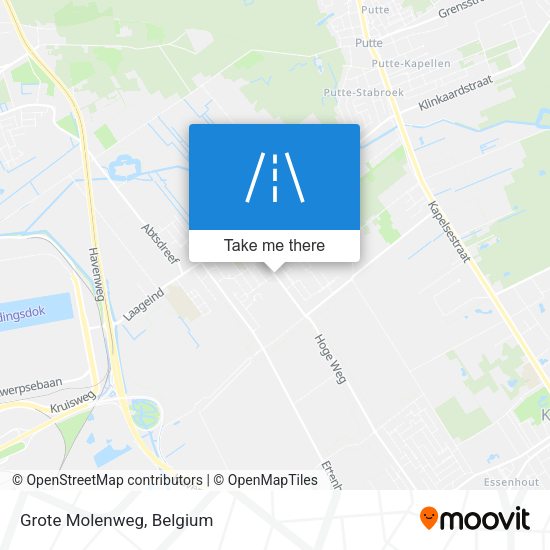 Grote Molenweg map