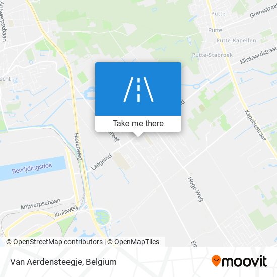 Van Aerdensteegje plan