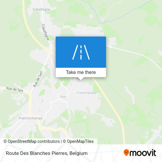 Route Des Blanches Pierres map