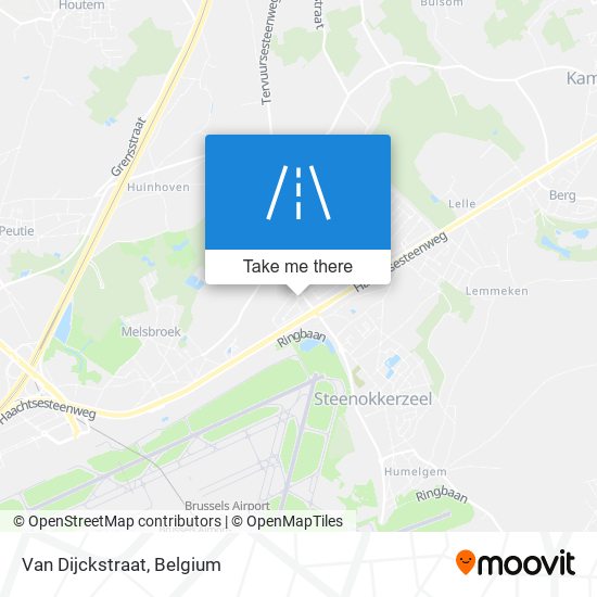 Van Dijckstraat map