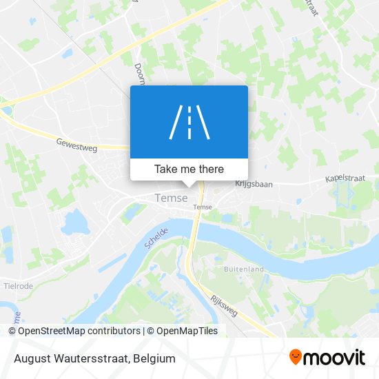 August Wautersstraat map