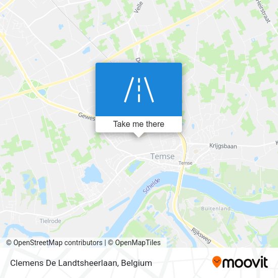 Clemens De Landtsheerlaan map