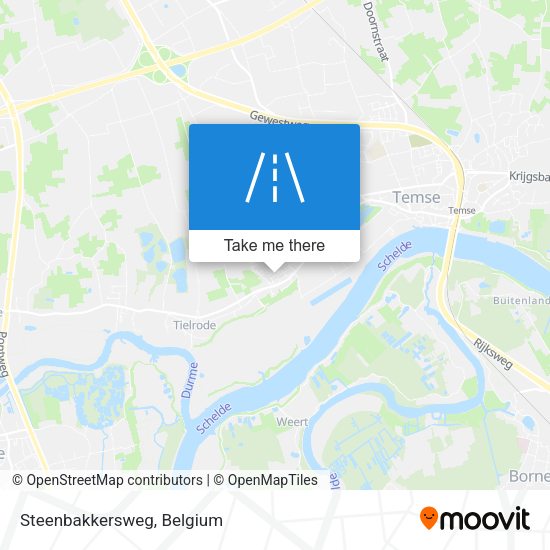 Steenbakkersweg map