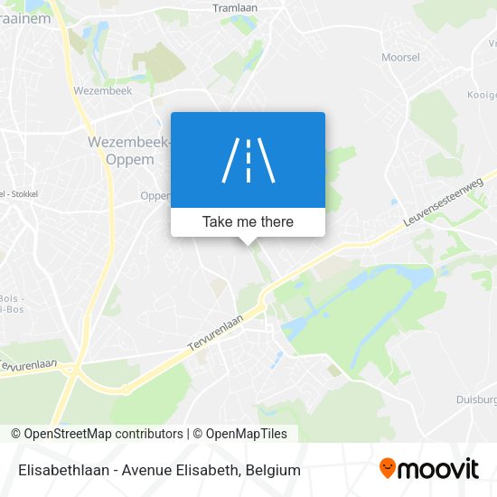 Elisabethlaan - Avenue Elisabeth map