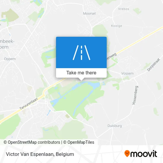 Victor Van Espenlaan map