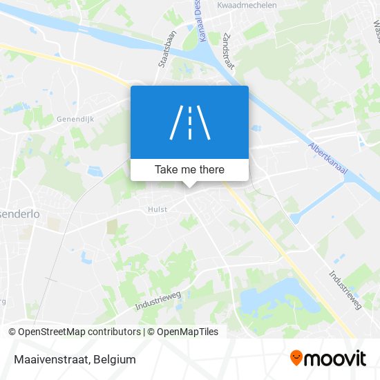 Maaivenstraat map