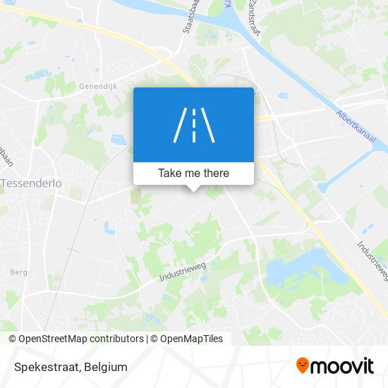 Spekestraat map