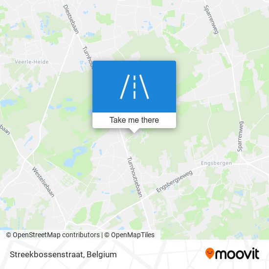 Streekbossenstraat map