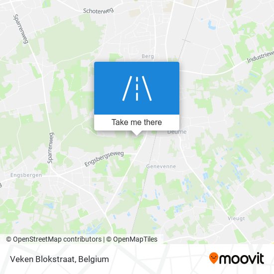 Veken Blokstraat map