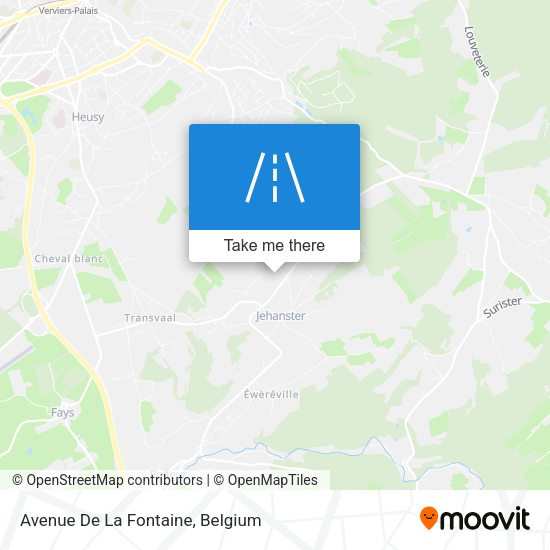Avenue De La Fontaine plan