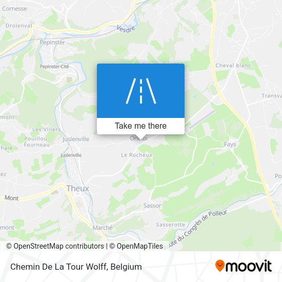 Chemin De La Tour Wolff plan