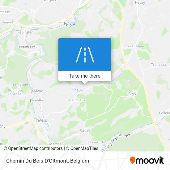Chemin Du Bois D'Oltmont map