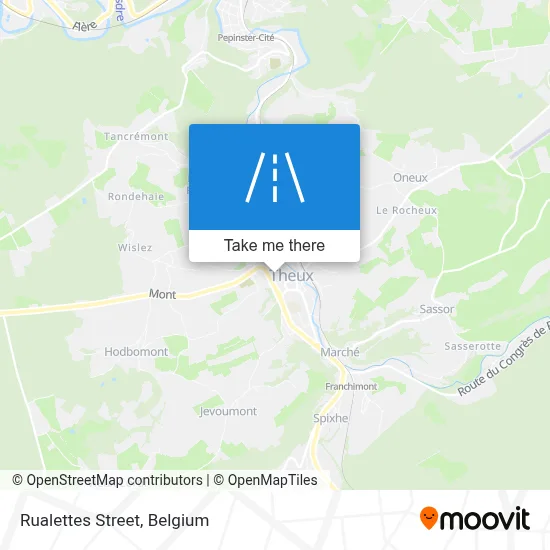 Rualettes Street map
