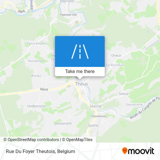 Rue Du Foyer Theutois map