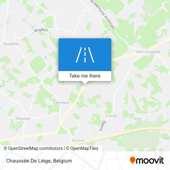Chaussée De Liège map