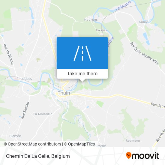 Chemin De La Celle map