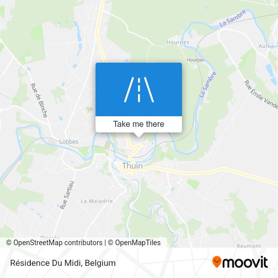 Résidence Du Midi map