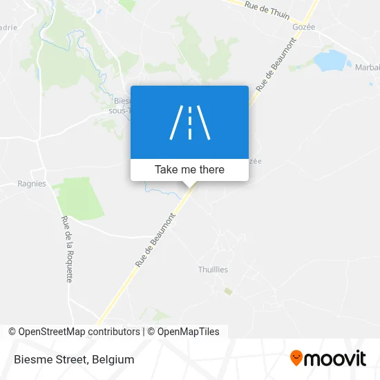 Biesme Street map