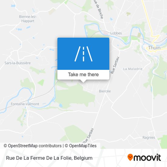 Rue De La Ferme De La Folie map