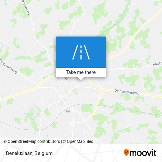 Beneluxlaan map
