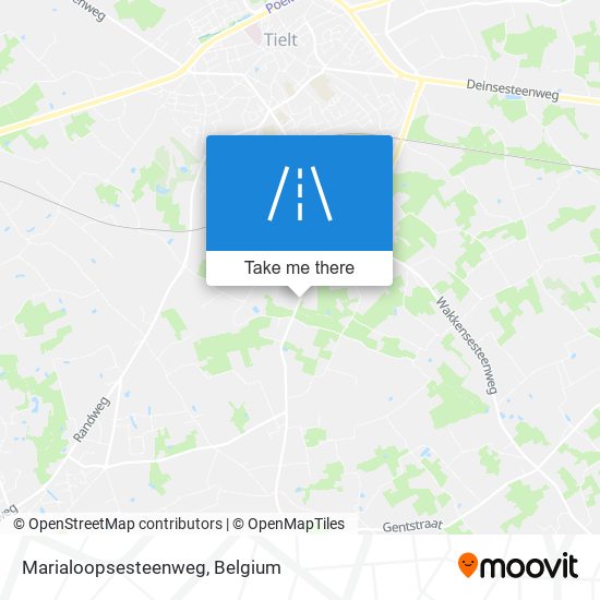 Marialoopsesteenweg map