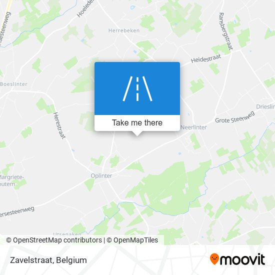 Zavelstraat map