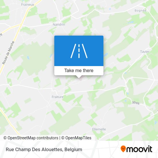 Rue Champ Des Alouettes plan