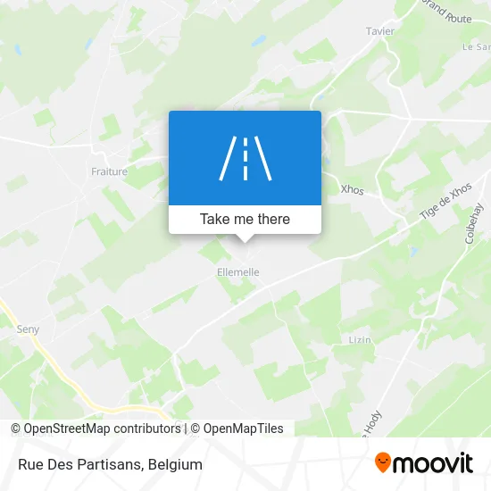 Partisans Street map