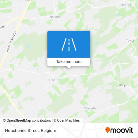 Houchenée Street map
