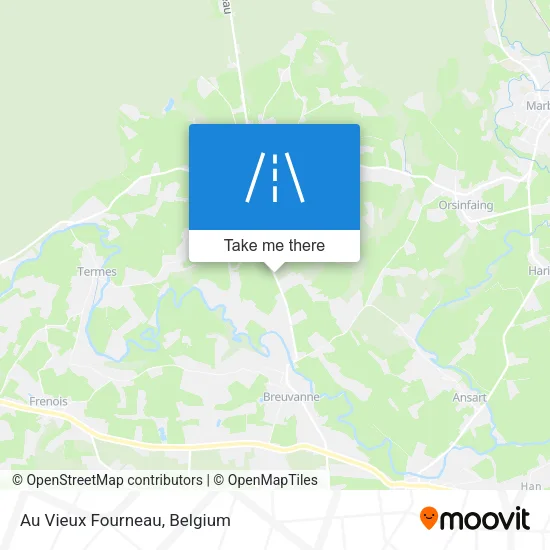 Au Vieux Fourneau map