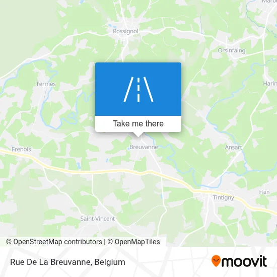 Rue De La Breuvanne map