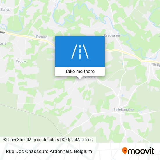 Rue Des Chasseurs Ardennais map