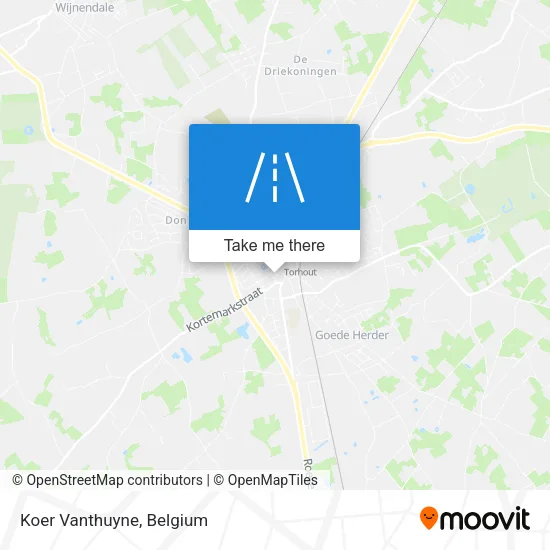 Koer Vanthuyne map