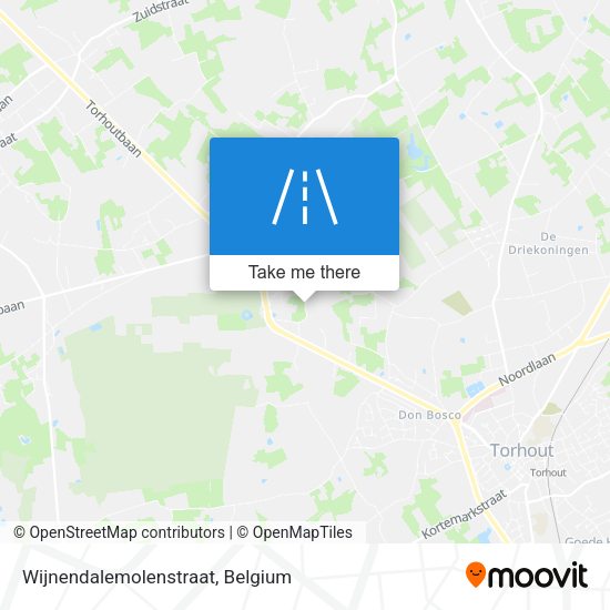 Wijnendalemolenstraat map
