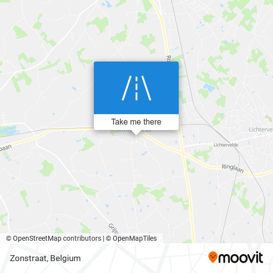 Zonstraat map